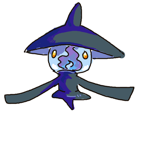 NeonTangela533's drawing of Lampent — Pokémon sketch on Sketchdex