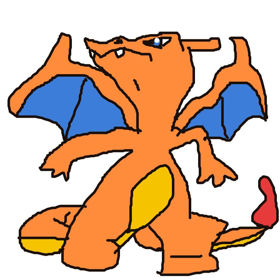 StormyDodrio23's drawing of Charizard — Pokémon sketch on Sketchdex
