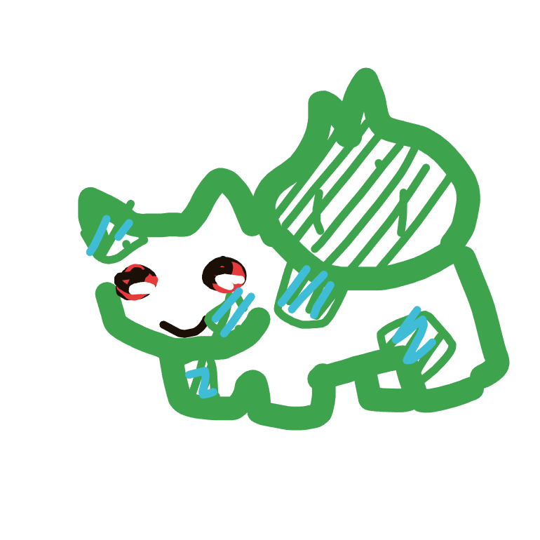 PhantomCharizard325's drawing of Bulbasaur — Pokémon sketch on Sketchdex