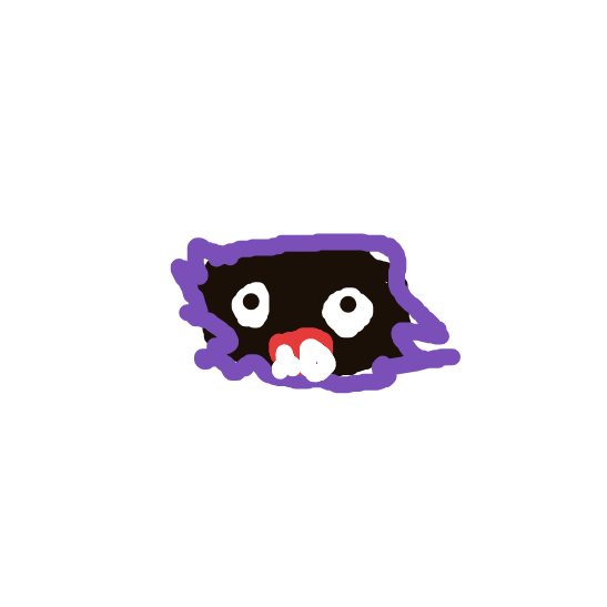 LightVaporeon715's drawing of Gastly — Pokémon sketch on Sketchdex