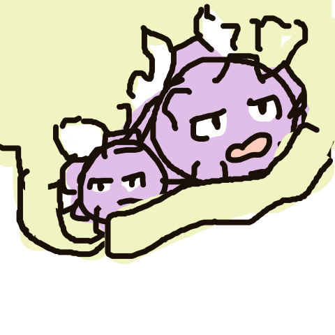 Weezing drawing