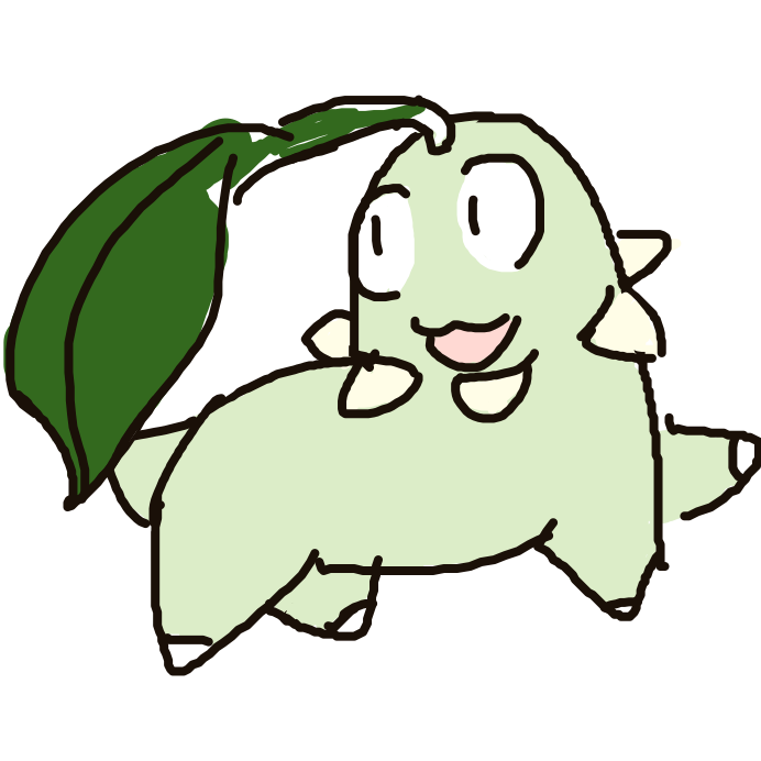 EmeraldScyther158's drawing of Chikorita — Pokémon sketch on Sketchdex