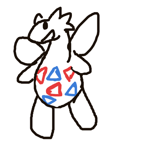 EmeraldScyther158's drawing of Togetic — Pokémon sketch on Sketchdex