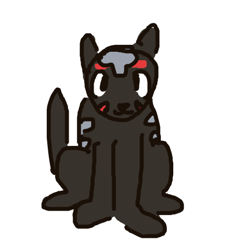 EmeraldScyther158's drawing of Houndour — Pokémon sketch on Sketchdex
