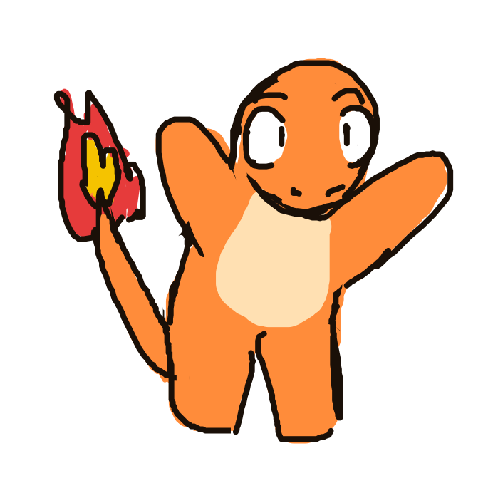 EmeraldScyther158's drawing of Charmander — Pokémon sketch on Sketchdex
