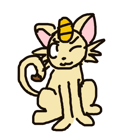 Meowth drawing
