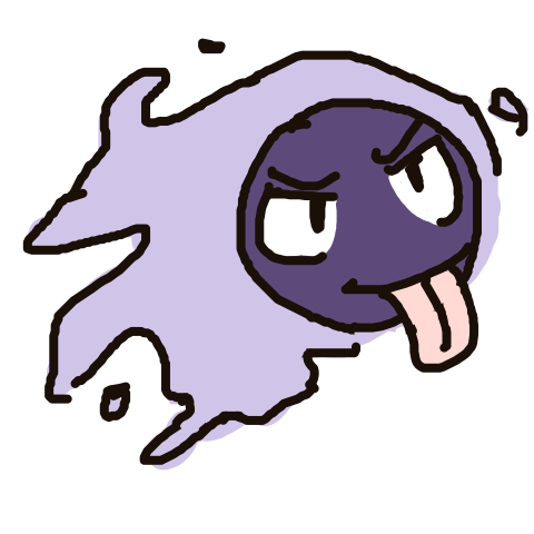 Gastly drawing