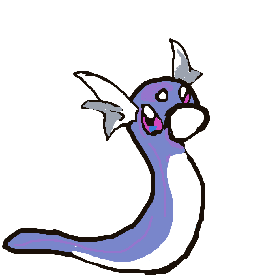 Night's drawing of Dratini — Pokémon fan art on Sketchdex