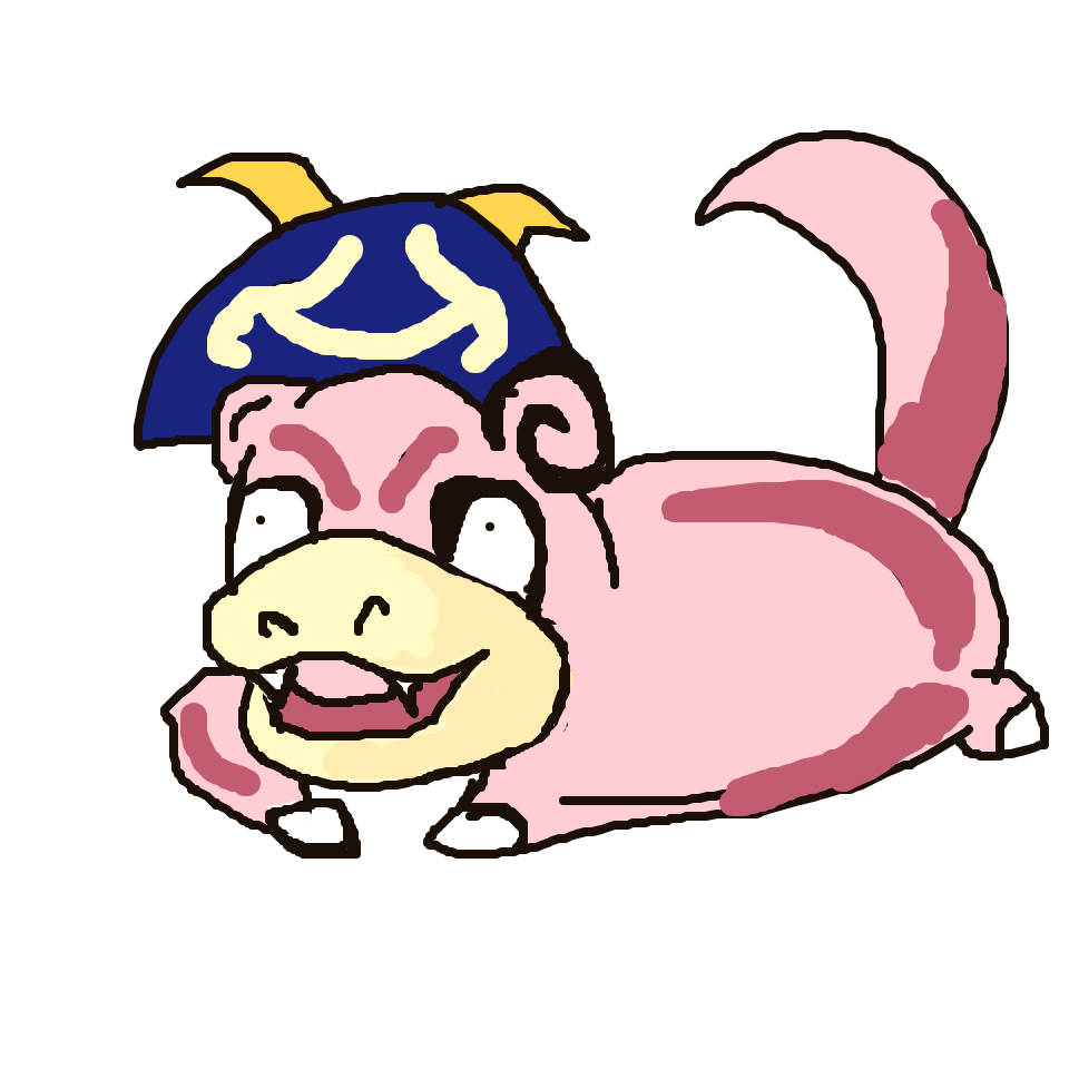 Night's drawing of Slowpoke — Pokémon fan art on Sketchdex
