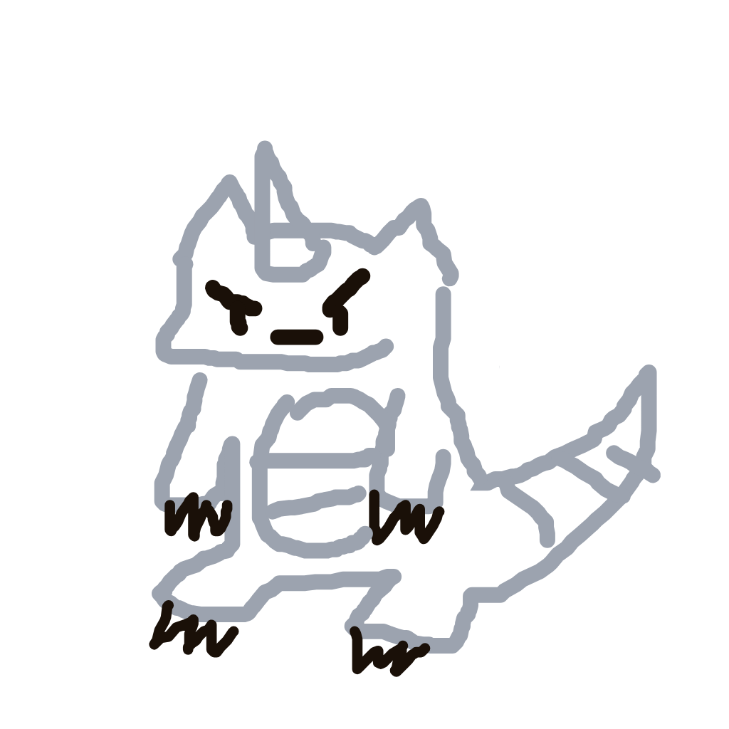 AquaDitto796's drawing of Rhydon — Pokémon sketch on Sketchdex
