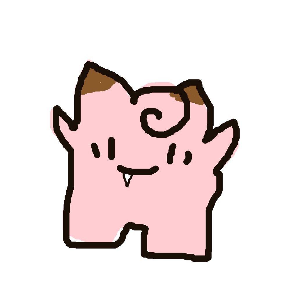 AquaDitto796's drawing of Clefairy — Pokémon sketch on Sketchdex