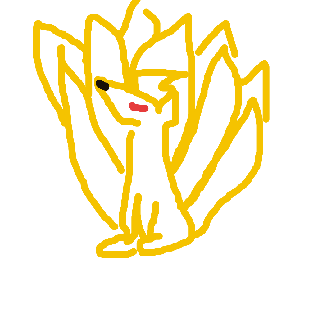 AquaDitto796's drawing of Ninetales — Pokémon sketch on Sketchdex
