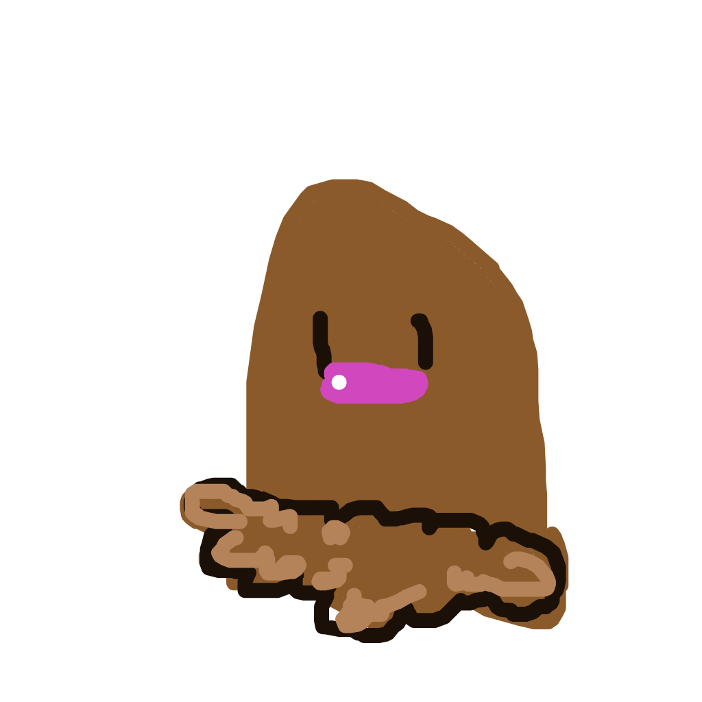 AquaDitto796's drawing of Diglett — Pokémon sketch on Sketchdex