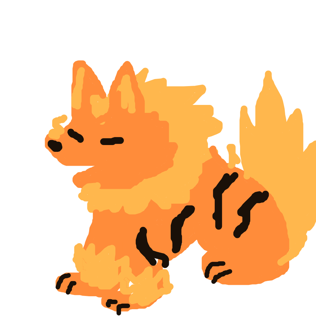 AquaDitto796's drawing of Arcanine — Pokémon sketch on Sketchdex