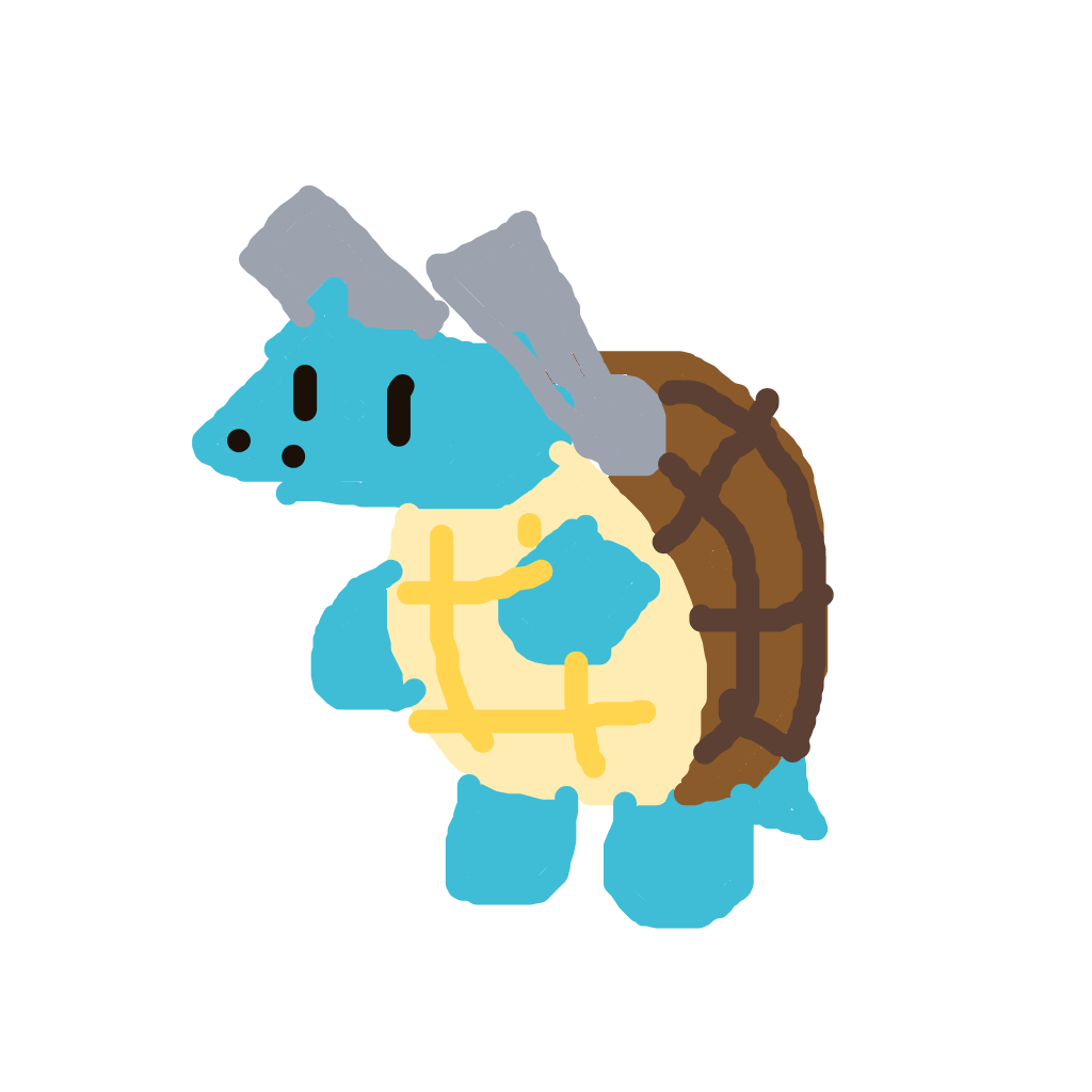 AquaDitto796's drawing of Blastoise — Pokémon sketch on Sketchdex