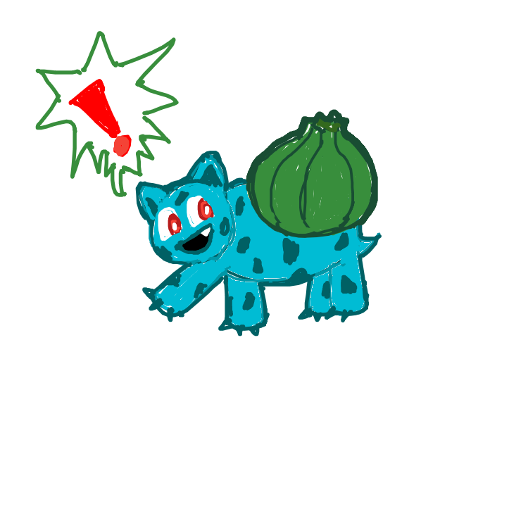 StarryElectabuzz248's drawing of Bulbasaur — Pokémon fan art on Sketchdex