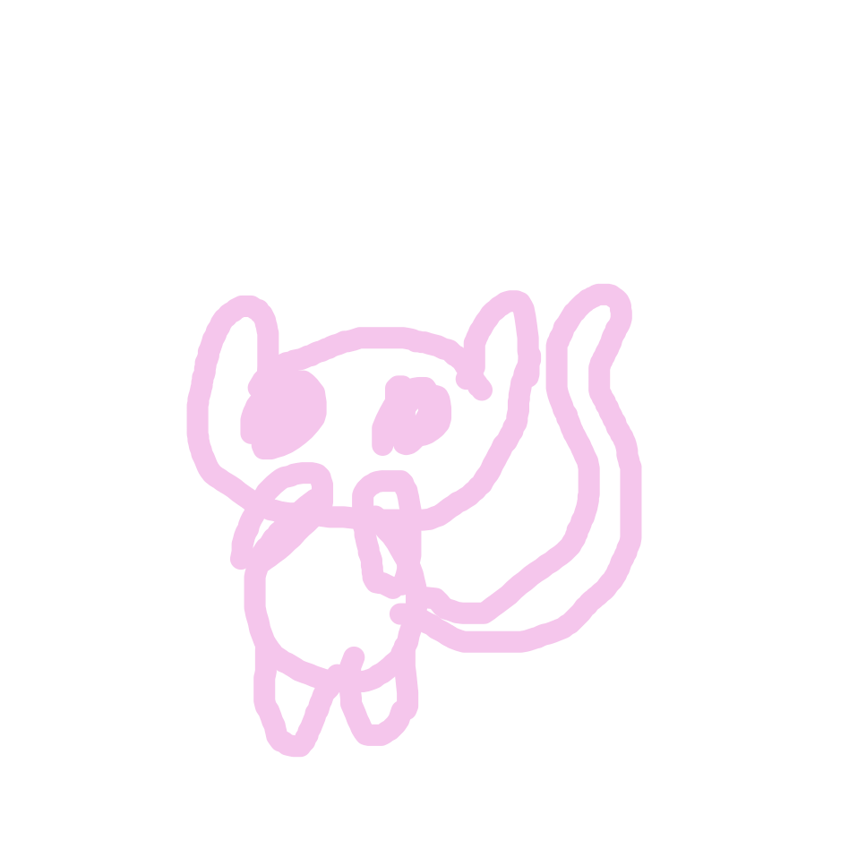 VioletAlakazam817's drawing of Mew — Pokémon sketch on Sketchdex