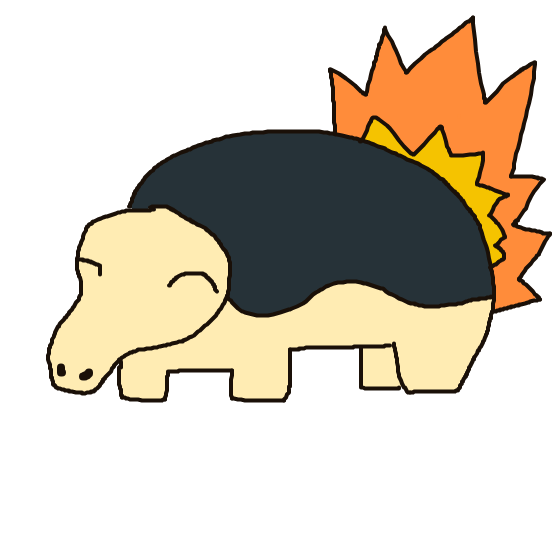 chomps's drawing of Cyndaquil — Pokémon sketch on Sketchdex