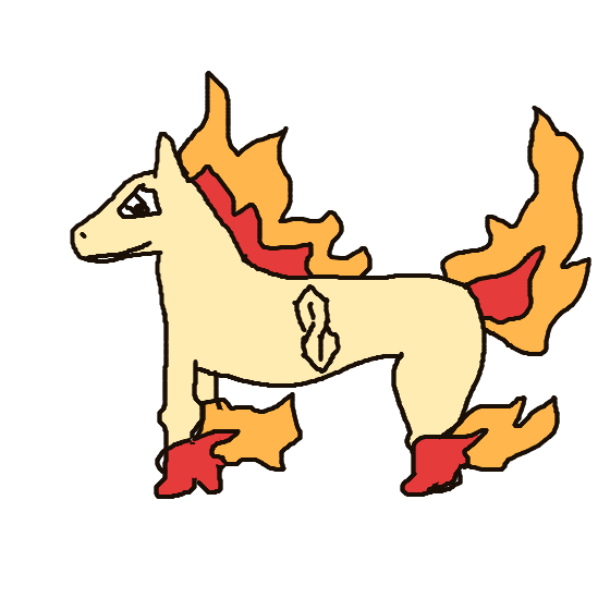 Rapidash drawing
