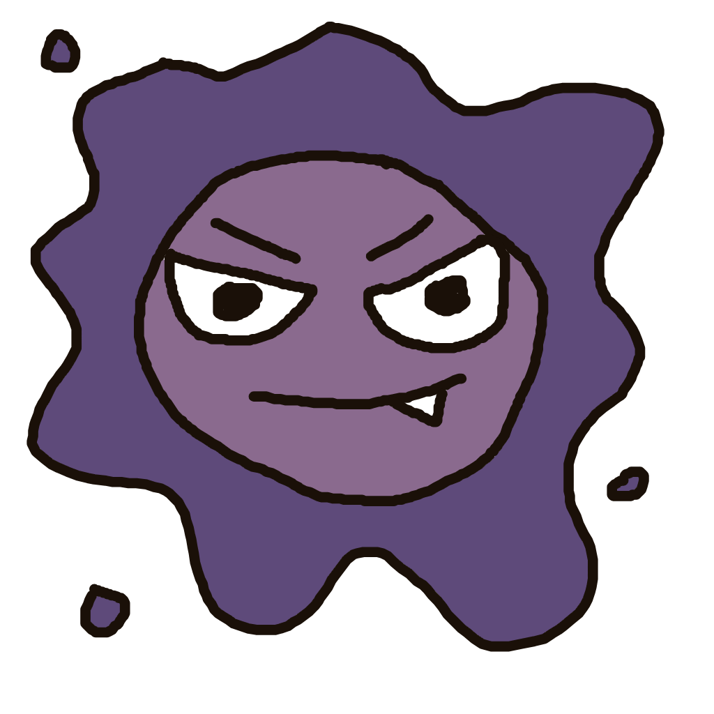 Gastly drawing