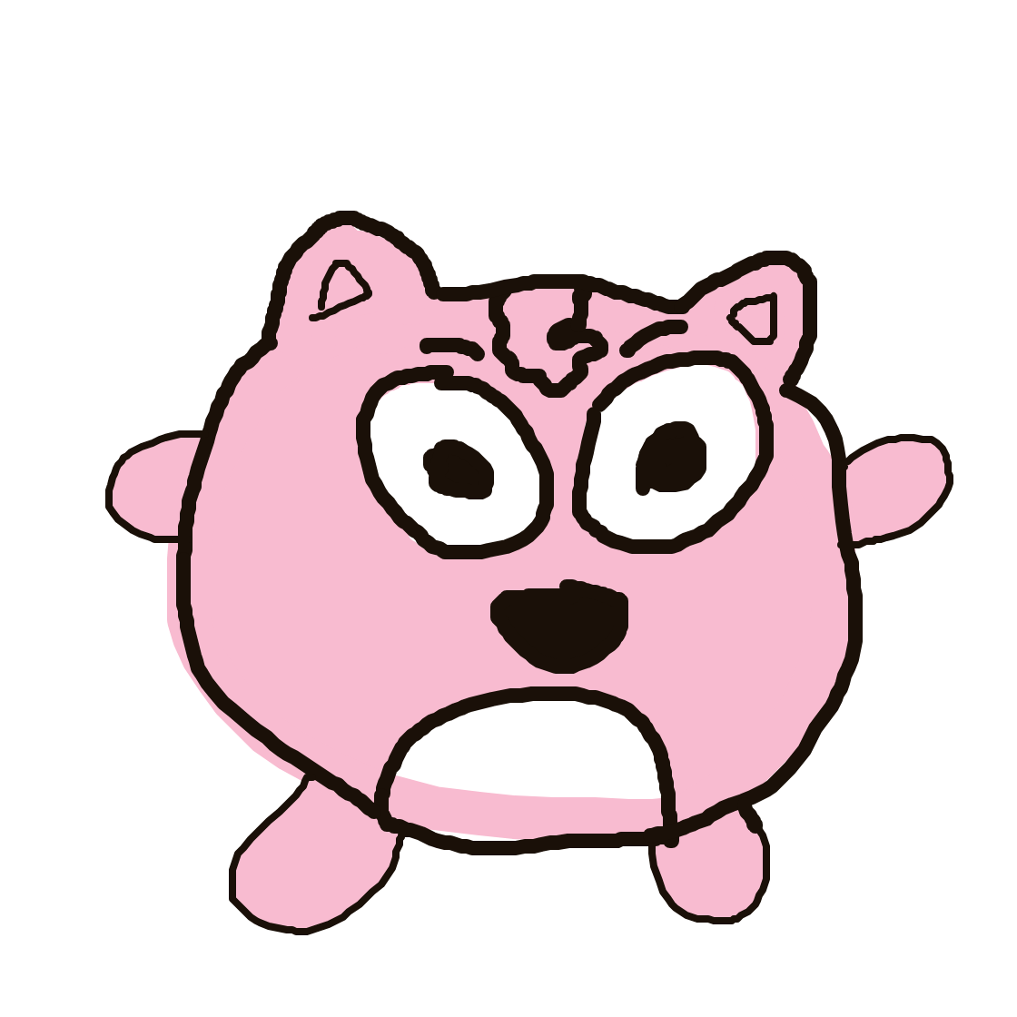 SolarMachamp450's drawing of Jigglypuff — Pokémon sketch on Sketchdex