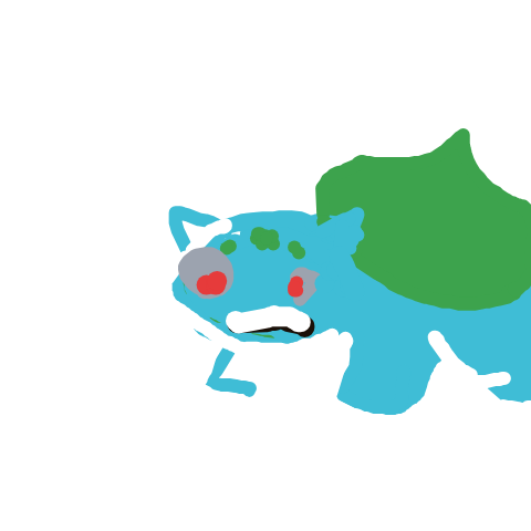 LunarVaporeon912's drawing of Bulbasaur — Pokémon sketch on Sketchdex
