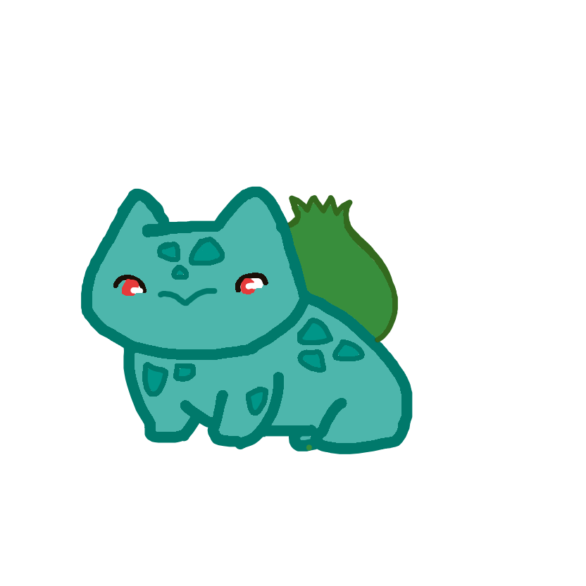 SolarArticuno355's drawing of Bulbasaur — Pokémon sketch on Sketchdex