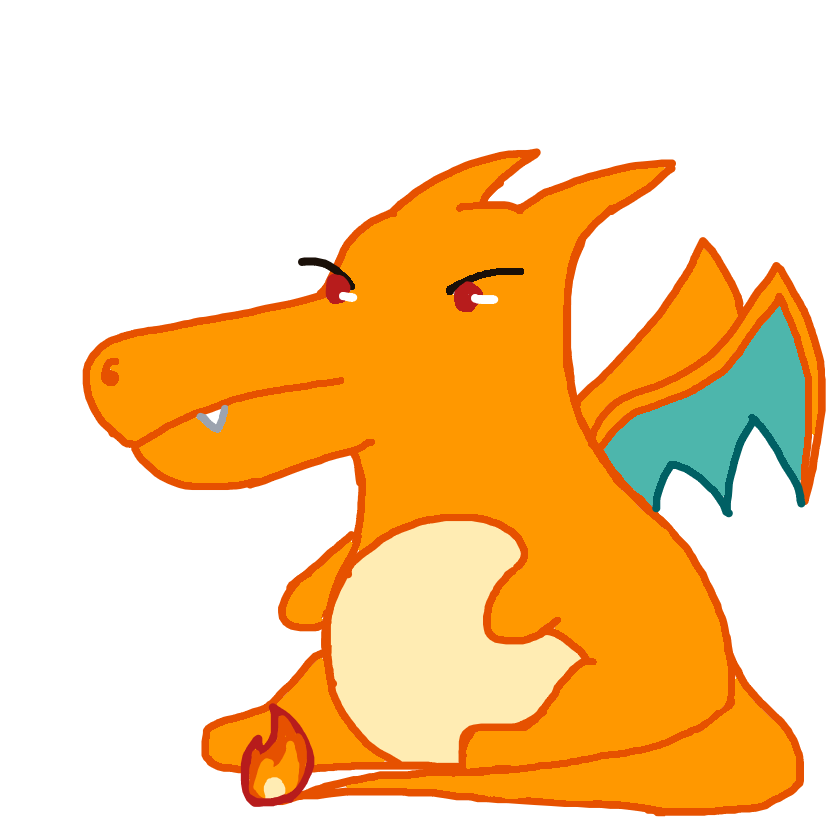 SolarArticuno355's drawing of Charizard — Pokémon sketch on Sketchdex