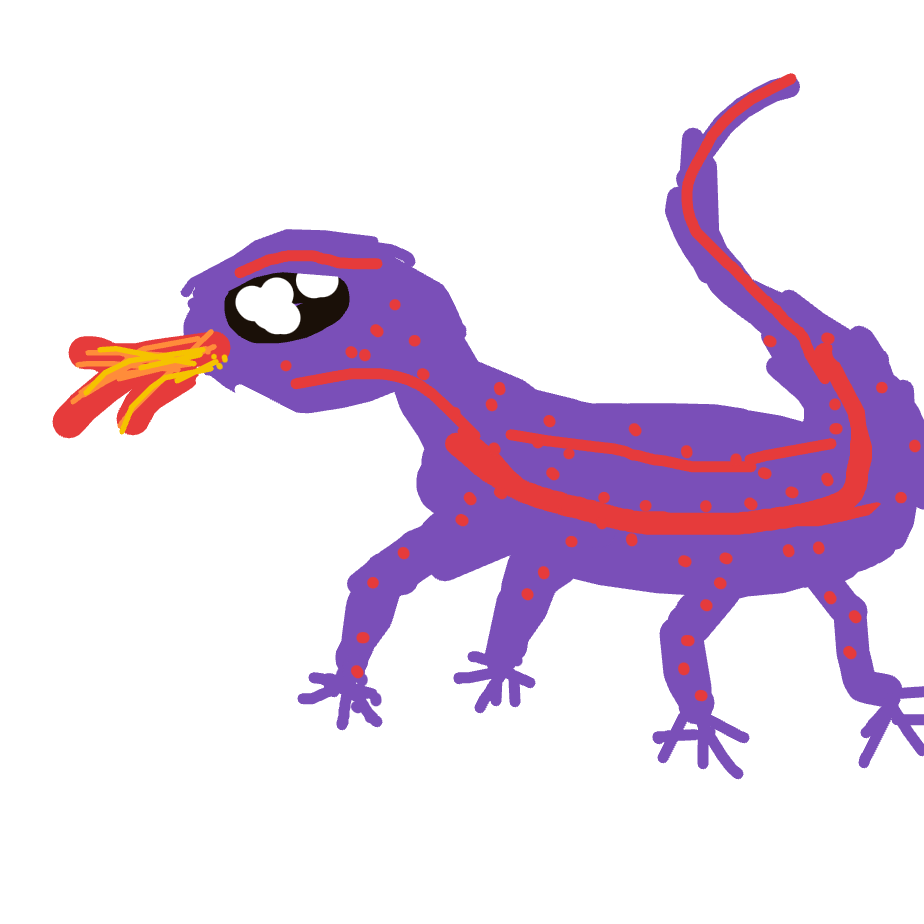 Poulpi's drawing of Salazzle — best Pokémon fan art on Sketchdex