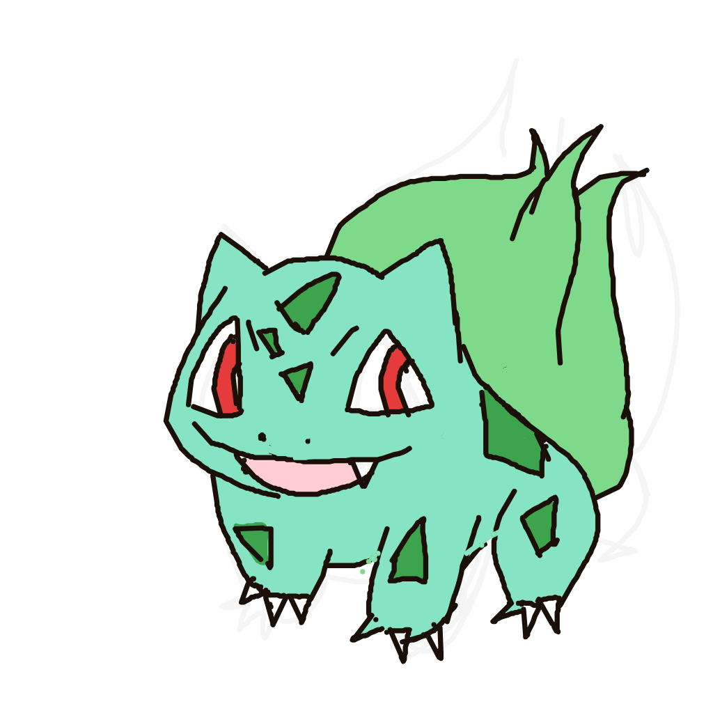 CosmicRhydon179's drawing of Bulbasaur — Pokémon sketch on Sketchdex