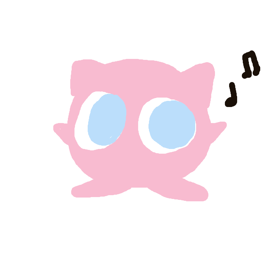 vexerdl's drawing of Jigglypuff — best Pokémon fan art on Sketchdex
