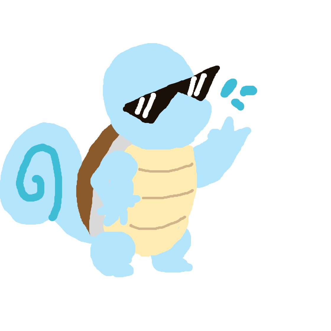 vexerdl's drawing of Squirtle — best Pokémon fan art on Sketchdex