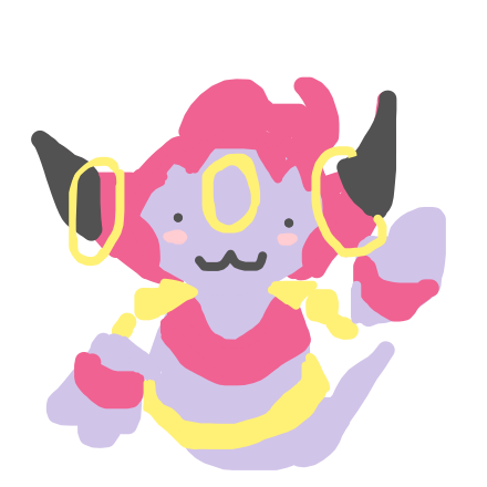 viviciraptor's drawing of Hoopa — Pokémon sketch on Sketchdex
