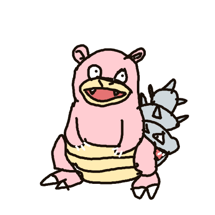 Troller's drawing of Slowbro — Pokémon sketch on Sketchdex