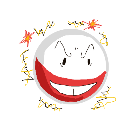 Munkidori22's drawing of Electrode — Pokémon sketch on Sketchdex