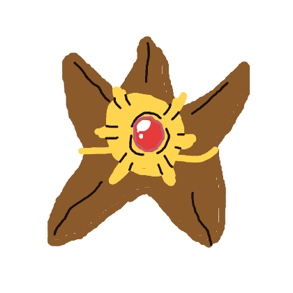 Staryu drawing