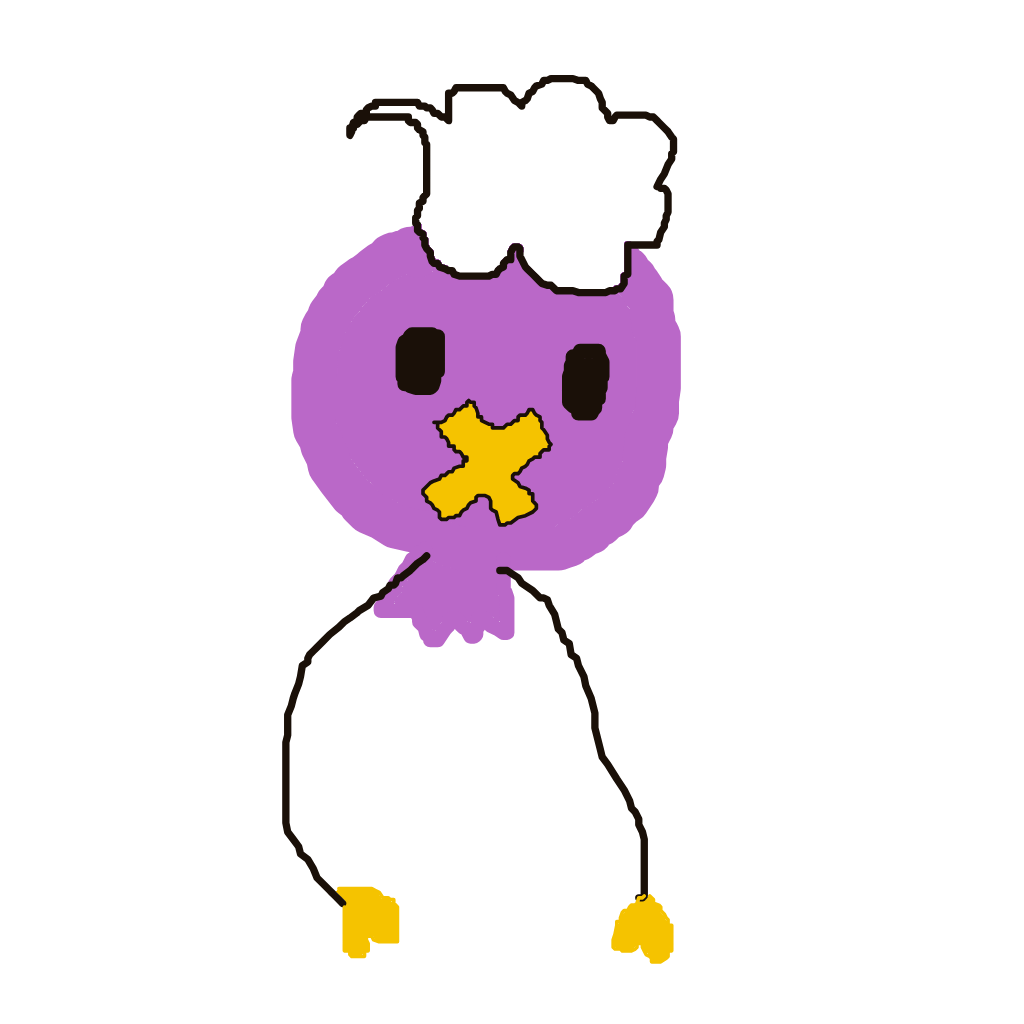 Munkidori22's drawing of Drifloon — Pokémon sketch on Sketchdex