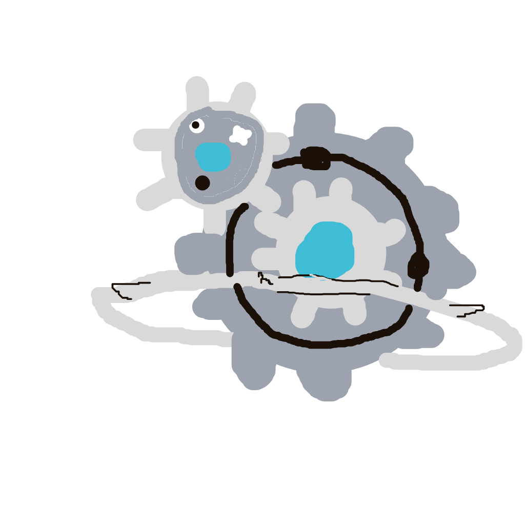 Munkidori22's drawing of Klinklang — Pokémon sketch on Sketchdex