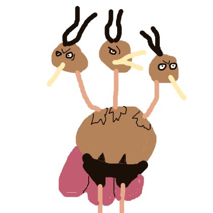 Dodrio drawing