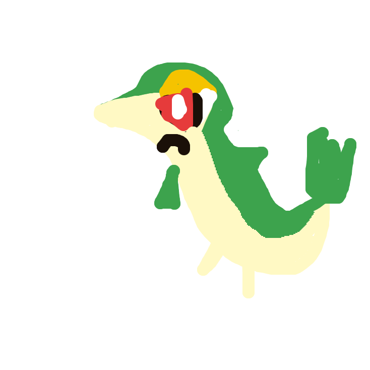 Goodall90's drawing of Snivy — Pokémon sketch on Sketchdex