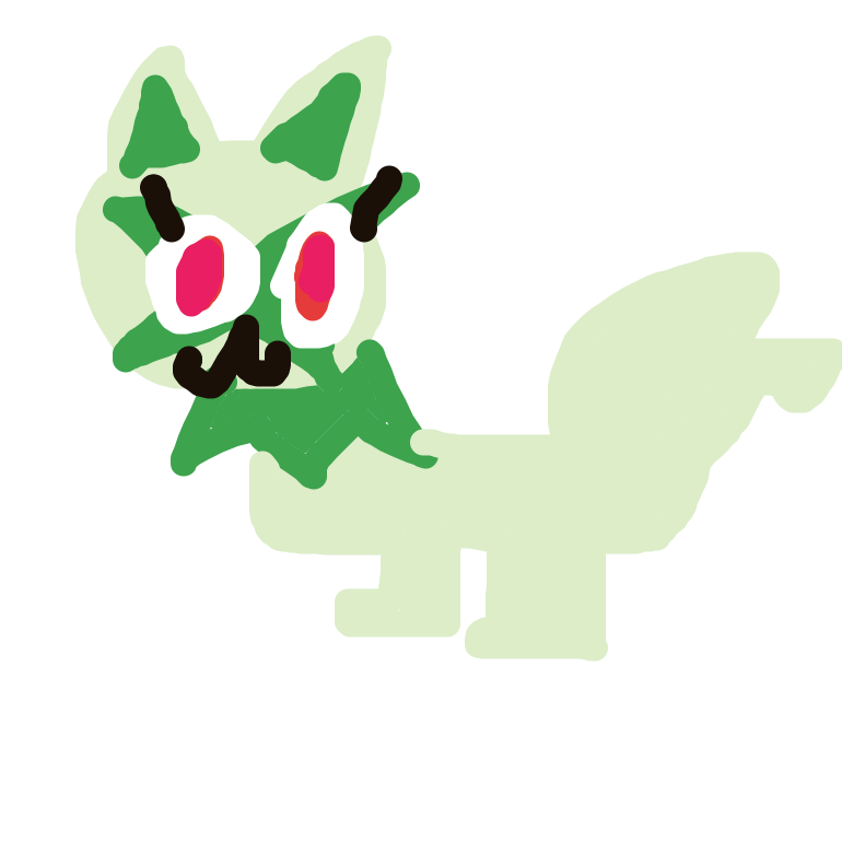 Goodall90's drawing of Sprigatito — Pokémon sketch on Sketchdex