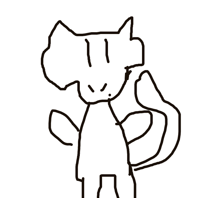ToprakAze's drawing of Mew — Pokémon sketch on Sketchdex