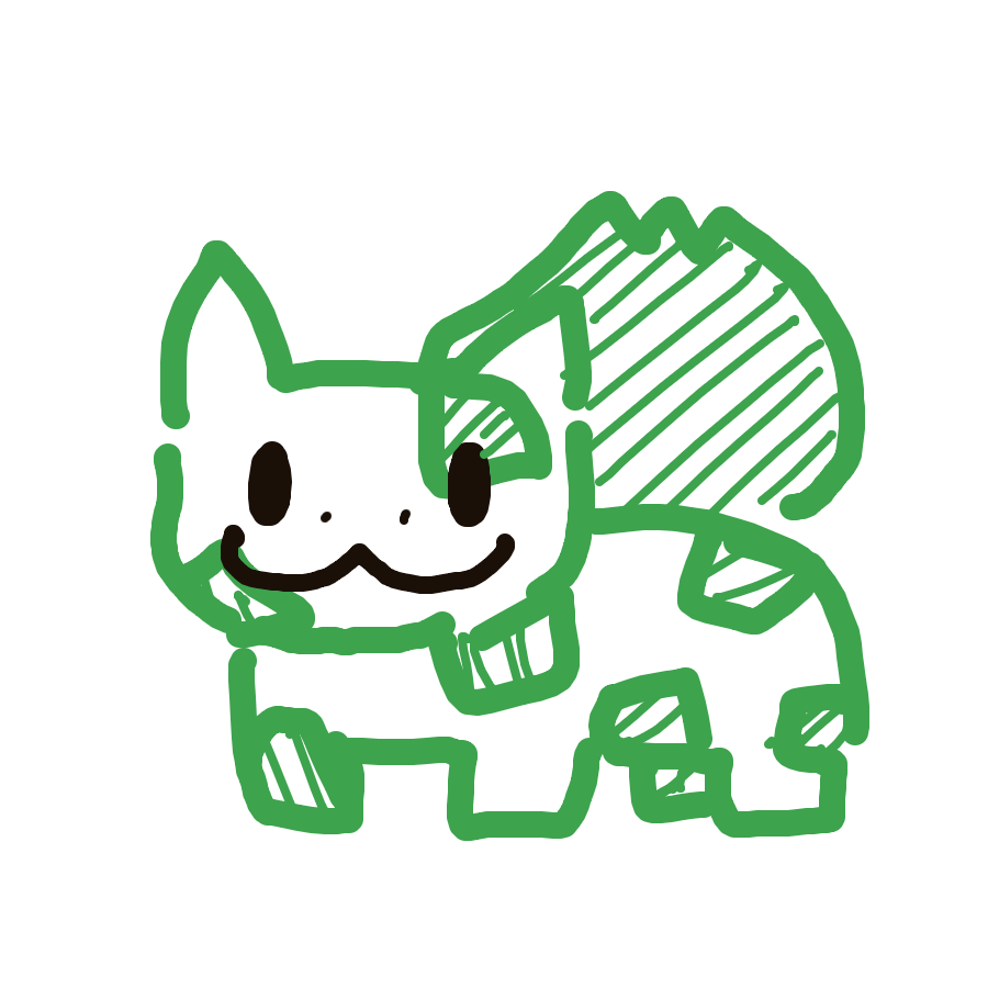 StealthPersian919's drawing of Bulbasaur — Pokémon sketch on Sketchdex