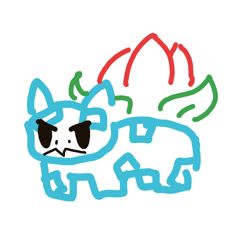 StealthPersian919's drawing of Ivysaur — Pokémon sketch on Sketchdex