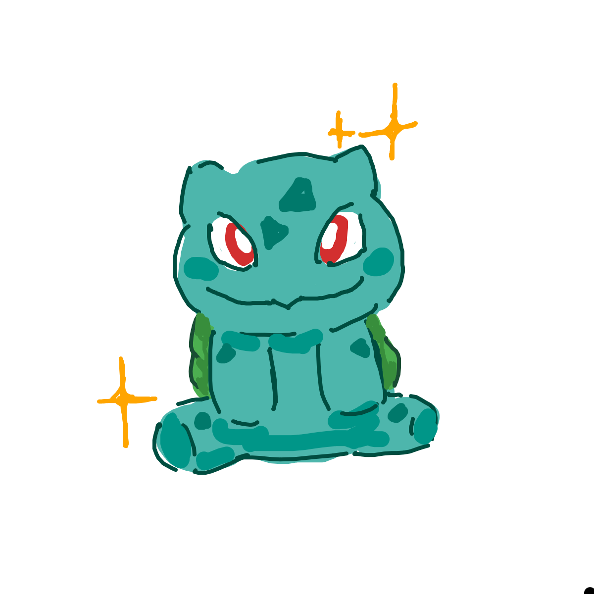 LimeSloth's drawing of Bulbasaur — Pokémon fan art on Sketchdex