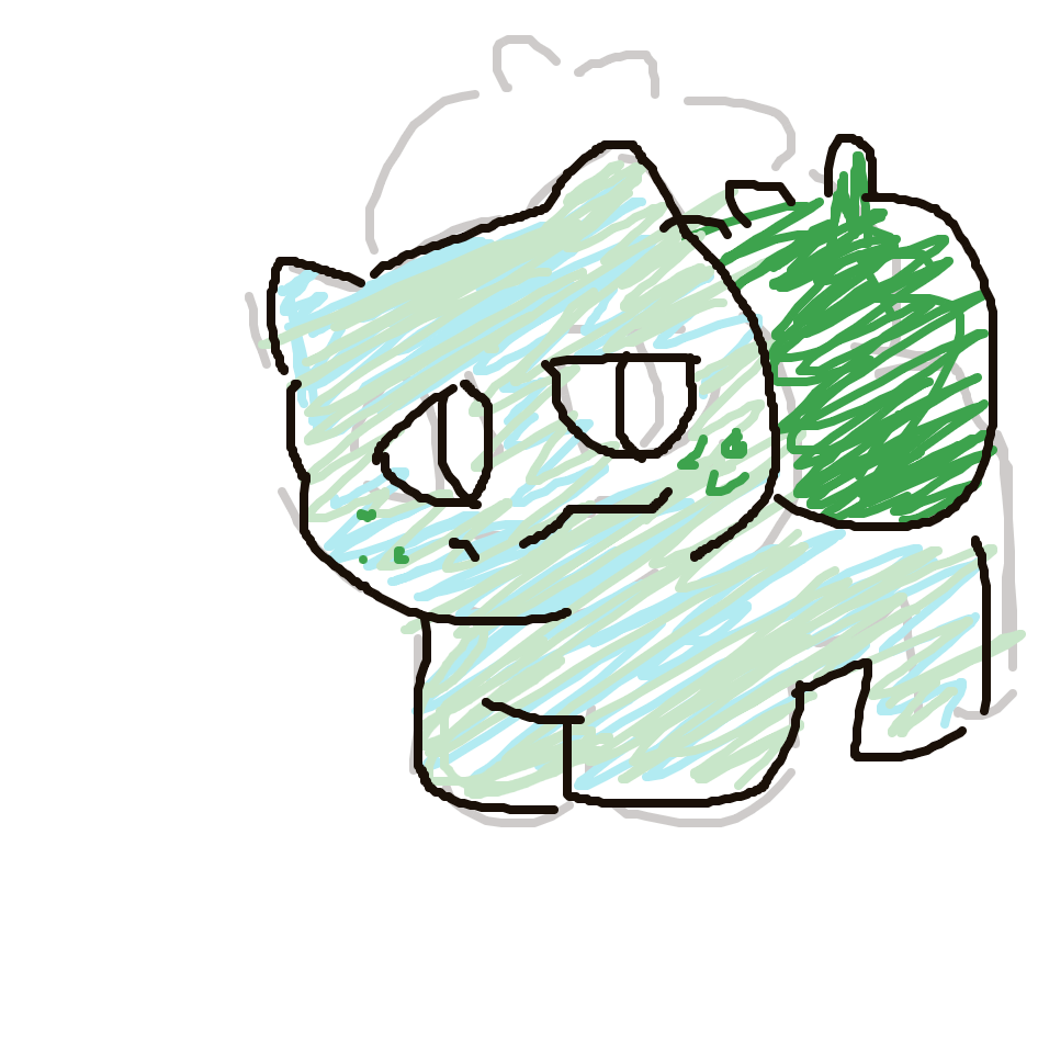 SageBlastoise783's drawing of Bulbasaur — Pokémon sketch on Sketchdex