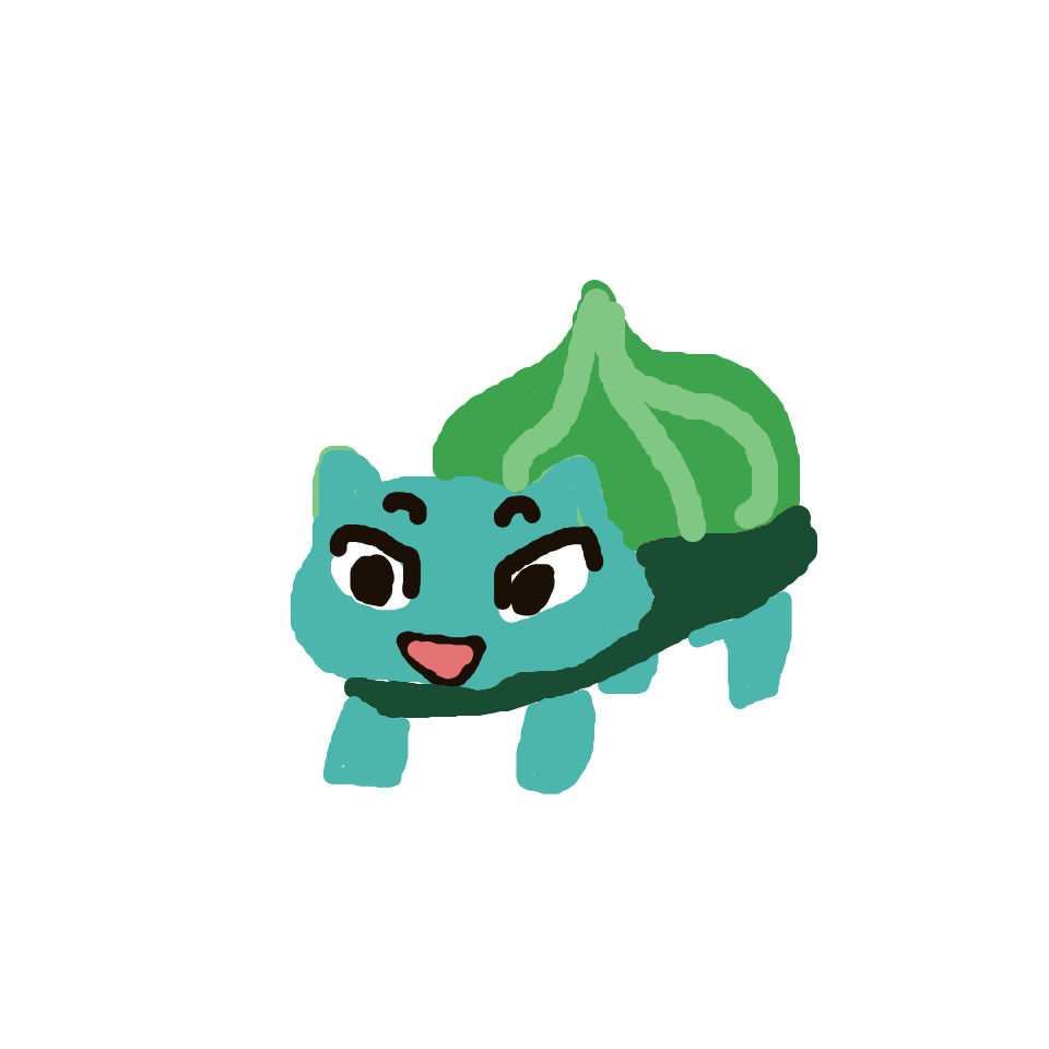 AstralSnorlax57's drawing of Bulbasaur — Pokémon sketch on Sketchdex