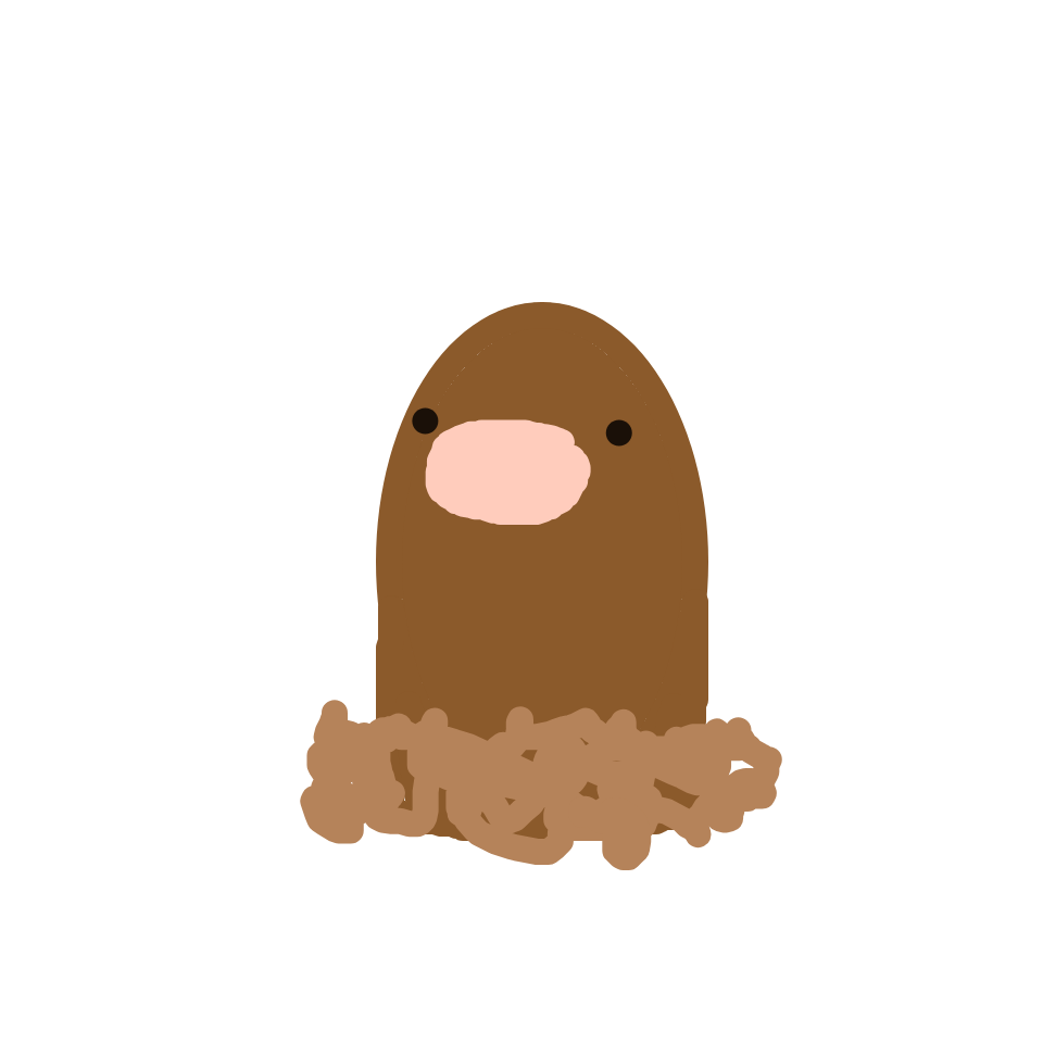 AstralSnorlax57's drawing of Diglett — Pokémon sketch on Sketchdex