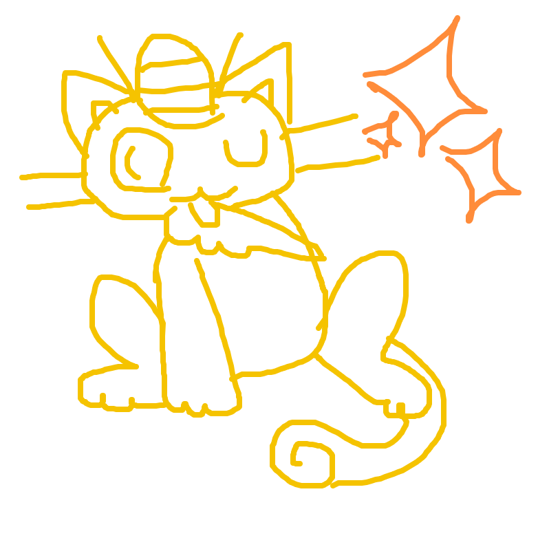 Justasodacan's drawing of Meowth — Pokémon sketch on Sketchdex