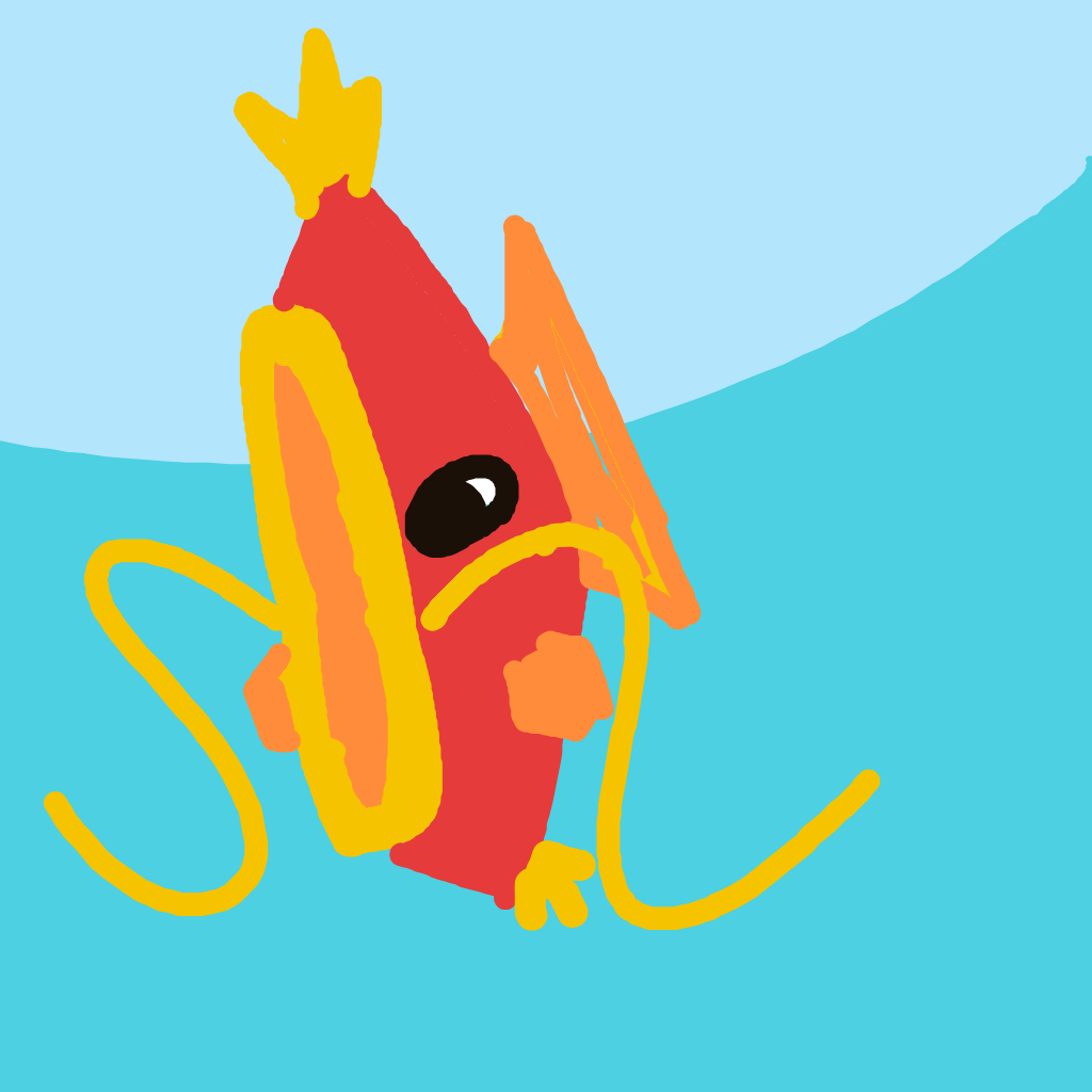 BlazingLapras119's drawing of Magikarp — Pokémon sketch on Sketchdex